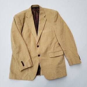 Ralph Lauren Tan Corduroy Blazer Jacket Sport Coat Academia Preppy Ivy Prep 42R